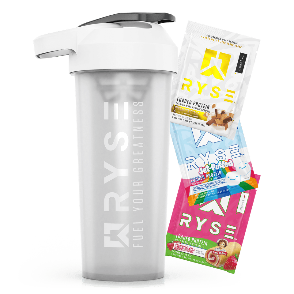 Loaded Protein Samples Variety Pack + Free SportShaker G4
